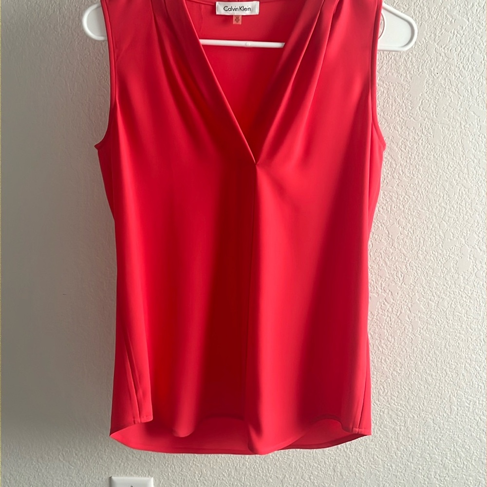 Light Red Calvin Klein Top